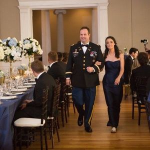 LuLa Kate- Kristyn Brunch Skirt Long - Navy